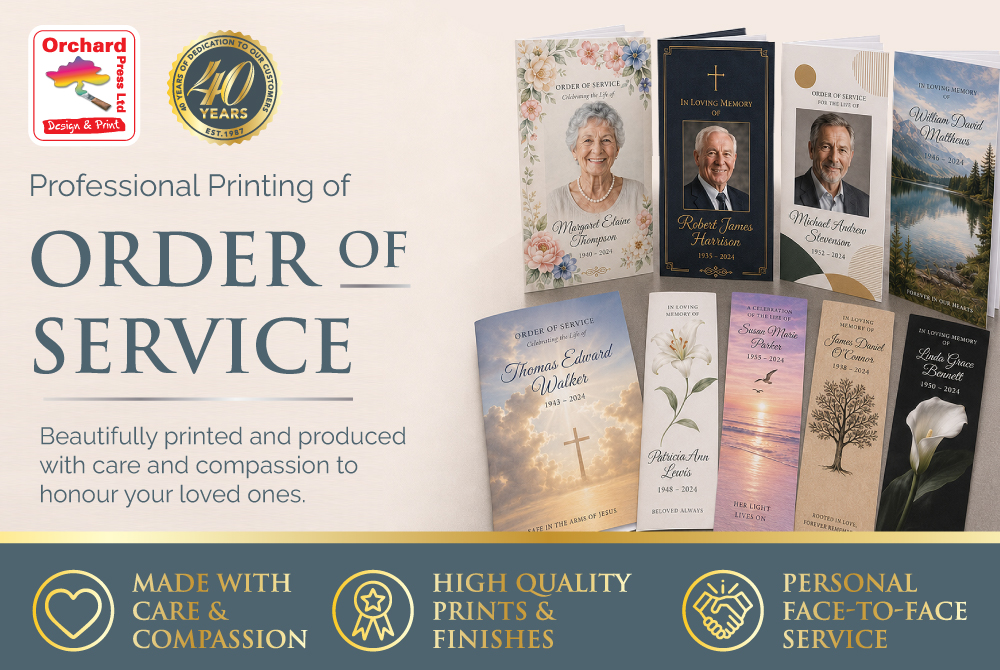 Order Of Service Printing