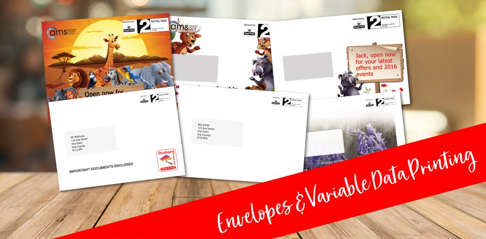 Envelopes and variable data printing